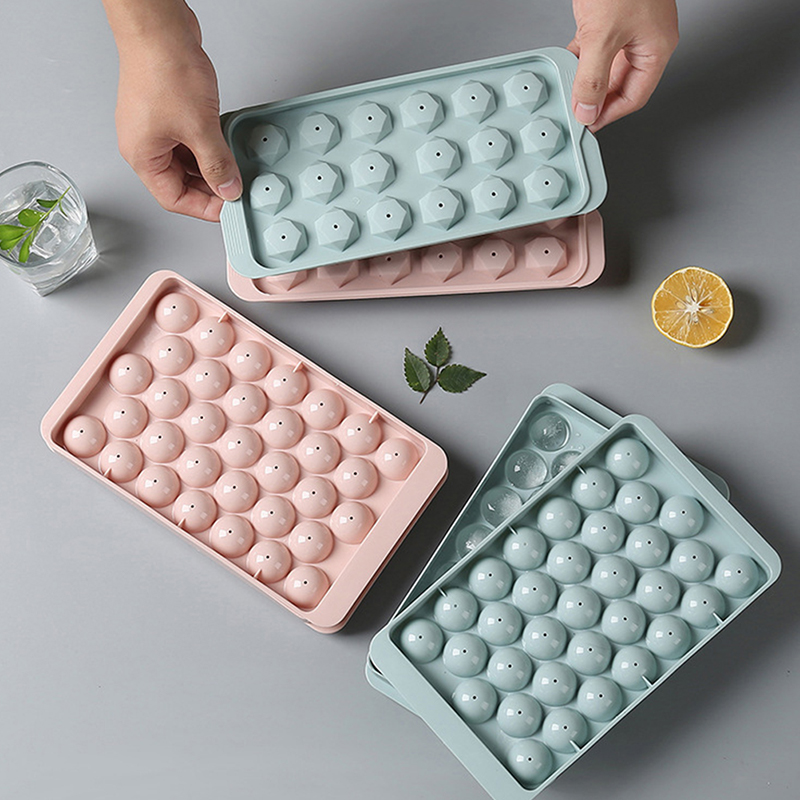 Ice Mold Sphere - ถาดทรงกลม 3 มิติ พร้อมฝาปิด 1 ชิ้น