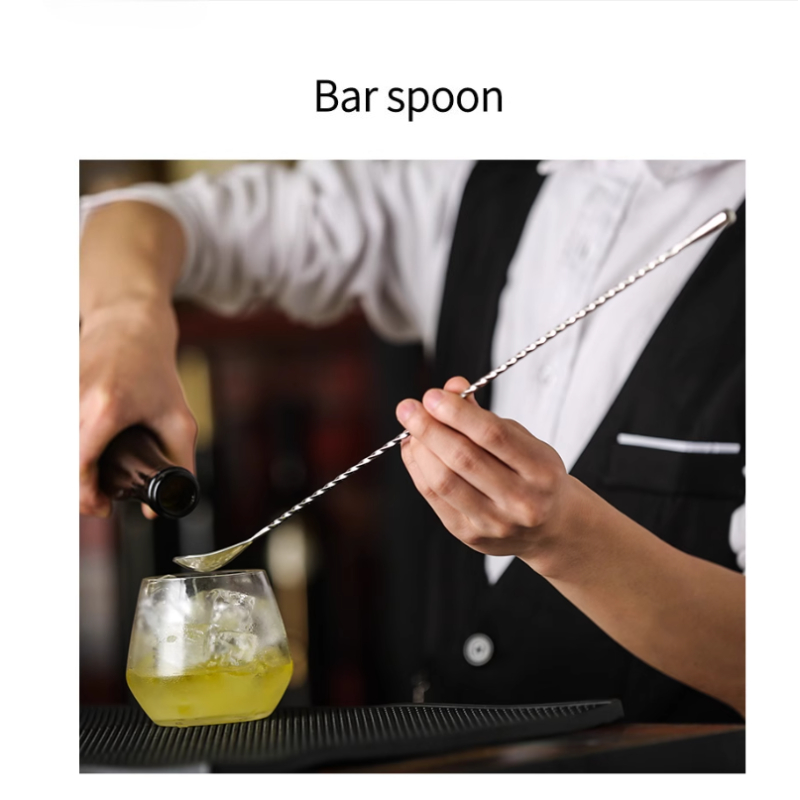 1 ชิ้นค็อกเทลบาร์ช้อนสแตนเลสเก - Bar Spoon Twisted บทวิจารณ์และราคา