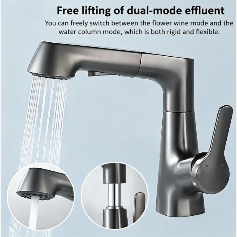 ก๊อกน้ำแบบดึงออกได้ในห้องน้ำ อ - Home Bar Sink บทวิจารณ์และราคา