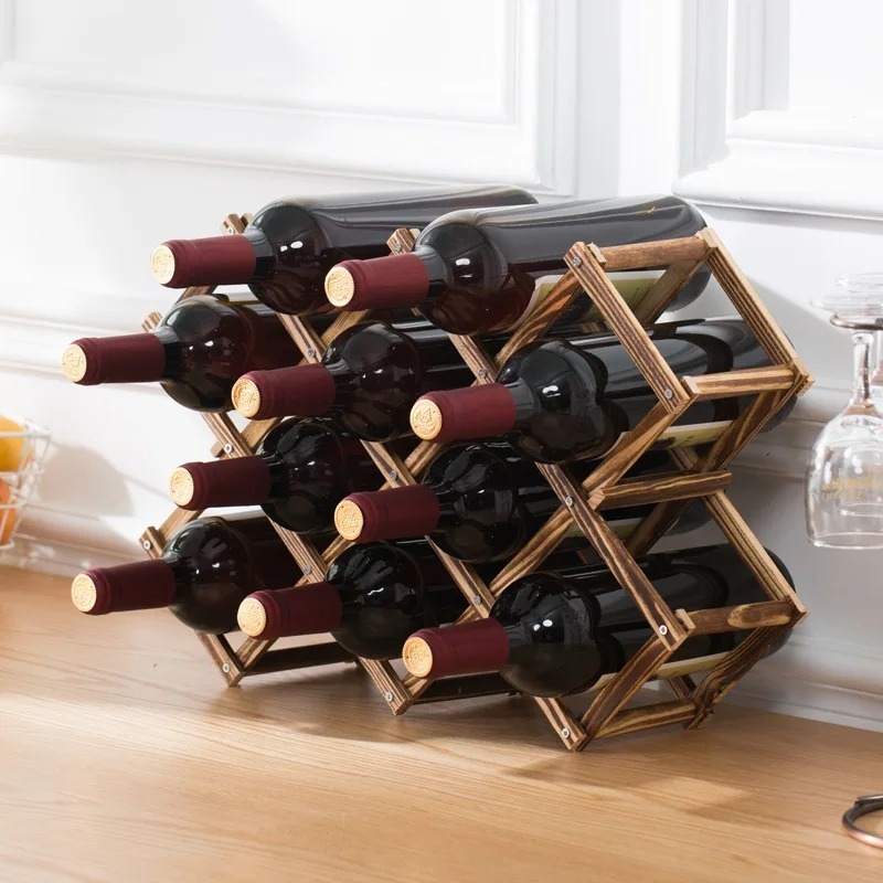 STACKABLE ชั้นวางไวน์ 3, 5, 6, - Home Bar Shelves บทวิจารณ์และราคา