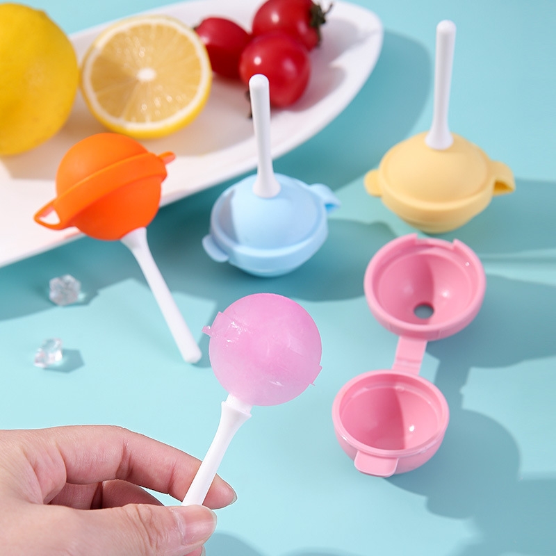 แม่พิมพ์ไอศกรีมแท่งซิลิโคน 4 ช - Ice Mold Sphere บทวิจารณ์และราคา